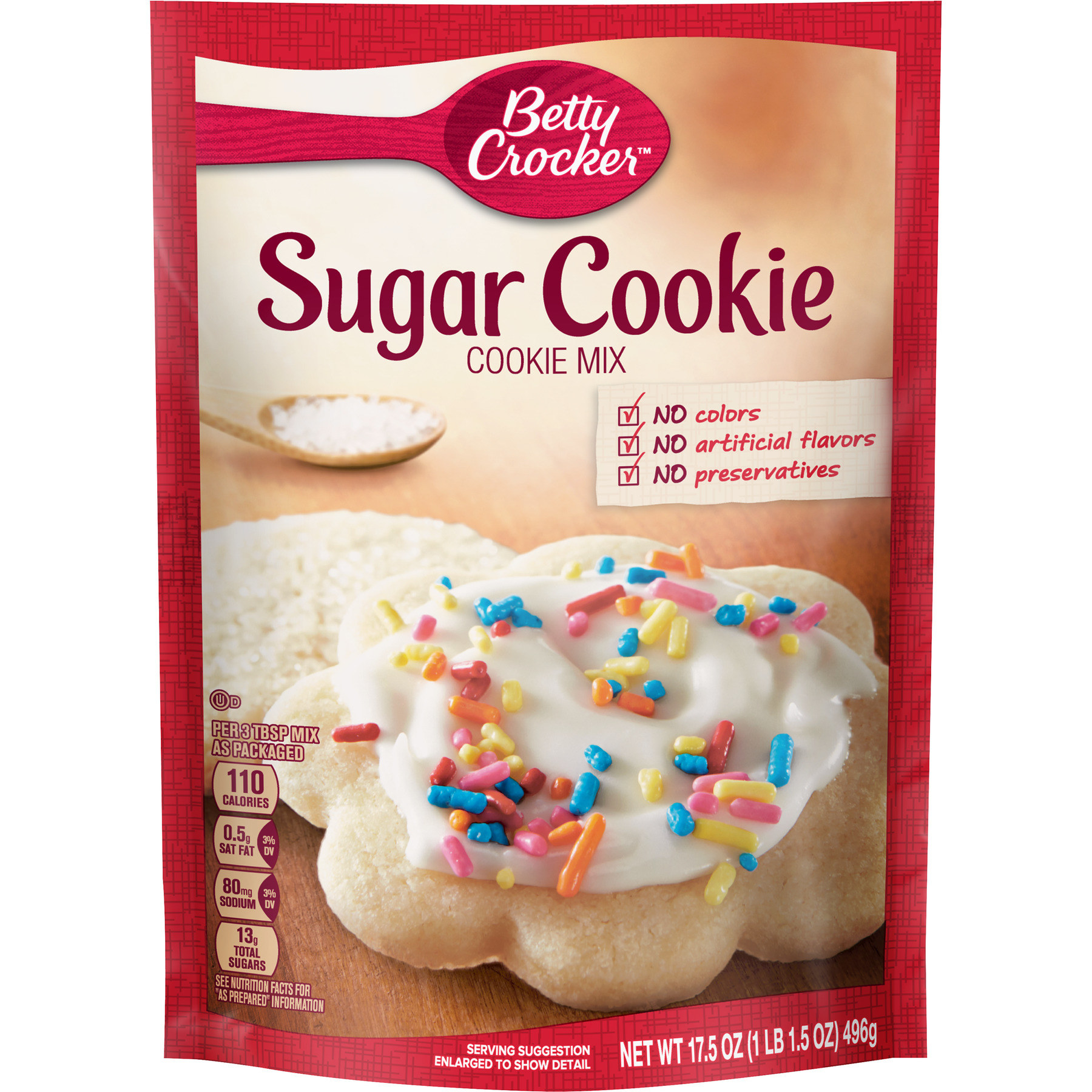 a package of sugar cookie mix