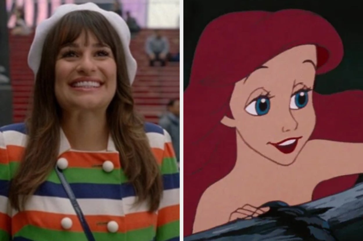 Lea Michele as Rachel Berry in the show 
