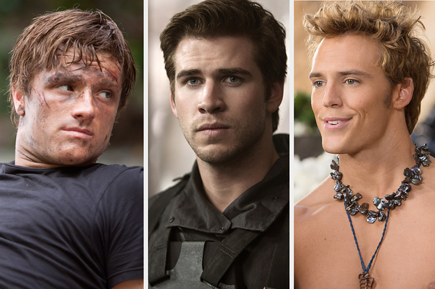 Peeta, Gale, and Finnick from The Hunger Games