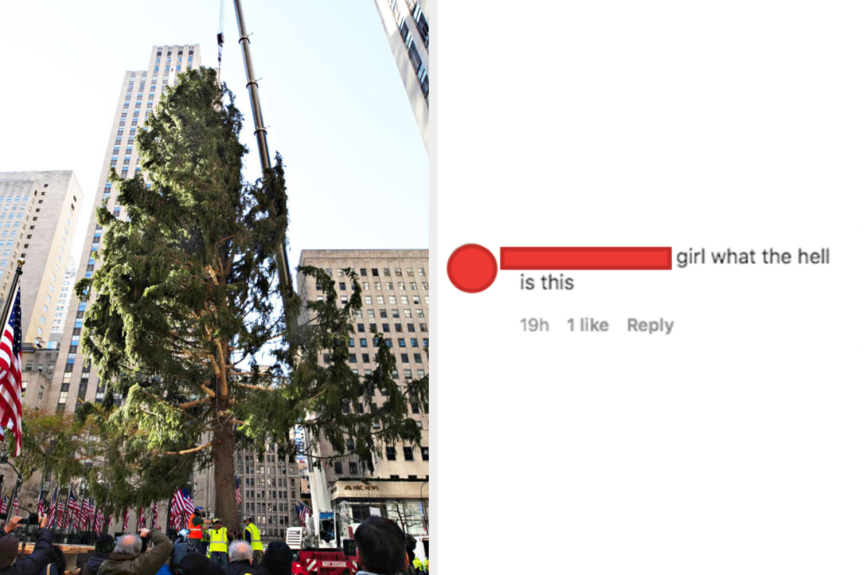 New York's Rockefeller Center Christmas Tree is causing hilarious reactions