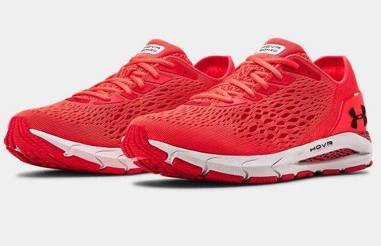 the UA HOVR Sonic 3 Running Shoes in red 