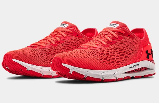 the UA HOVR Sonic 3 Running Shoes in red