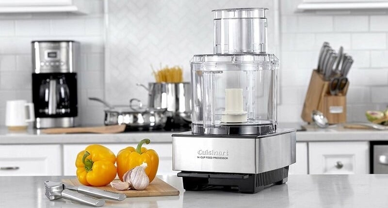 food processor on counter 