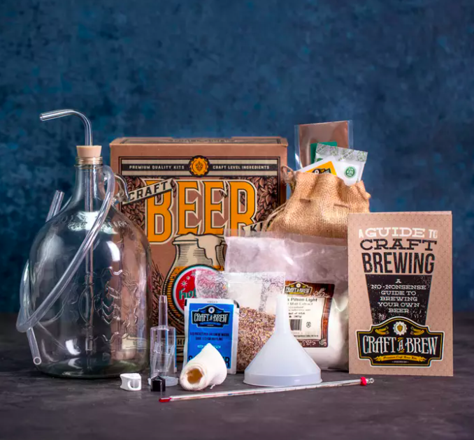 The complete holiday ale brewing kit