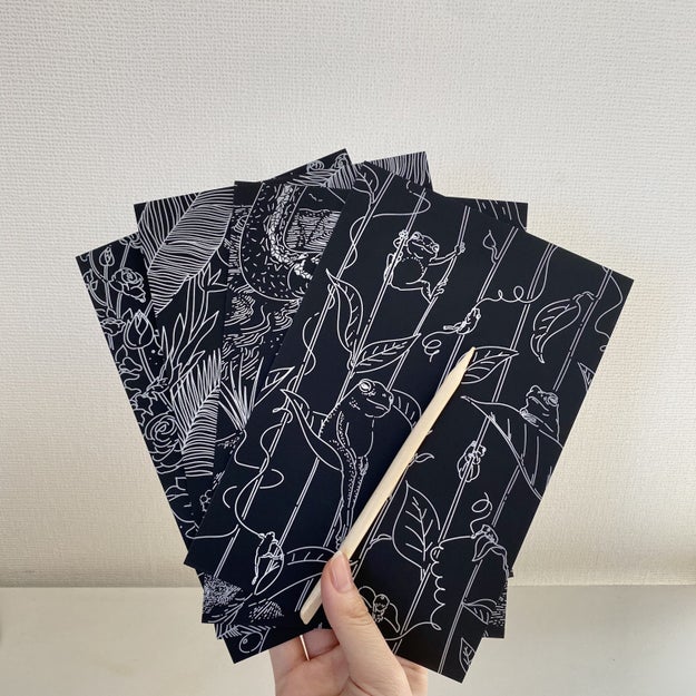 これ ほんとに私が作ったの ダイソーの スクラッチアート 絵が苦手でもハマる楽しさ Buzzfeed Japan ダイソー で なんだか面白そうなものを発見 ｄメニューニュース Nttドコモ