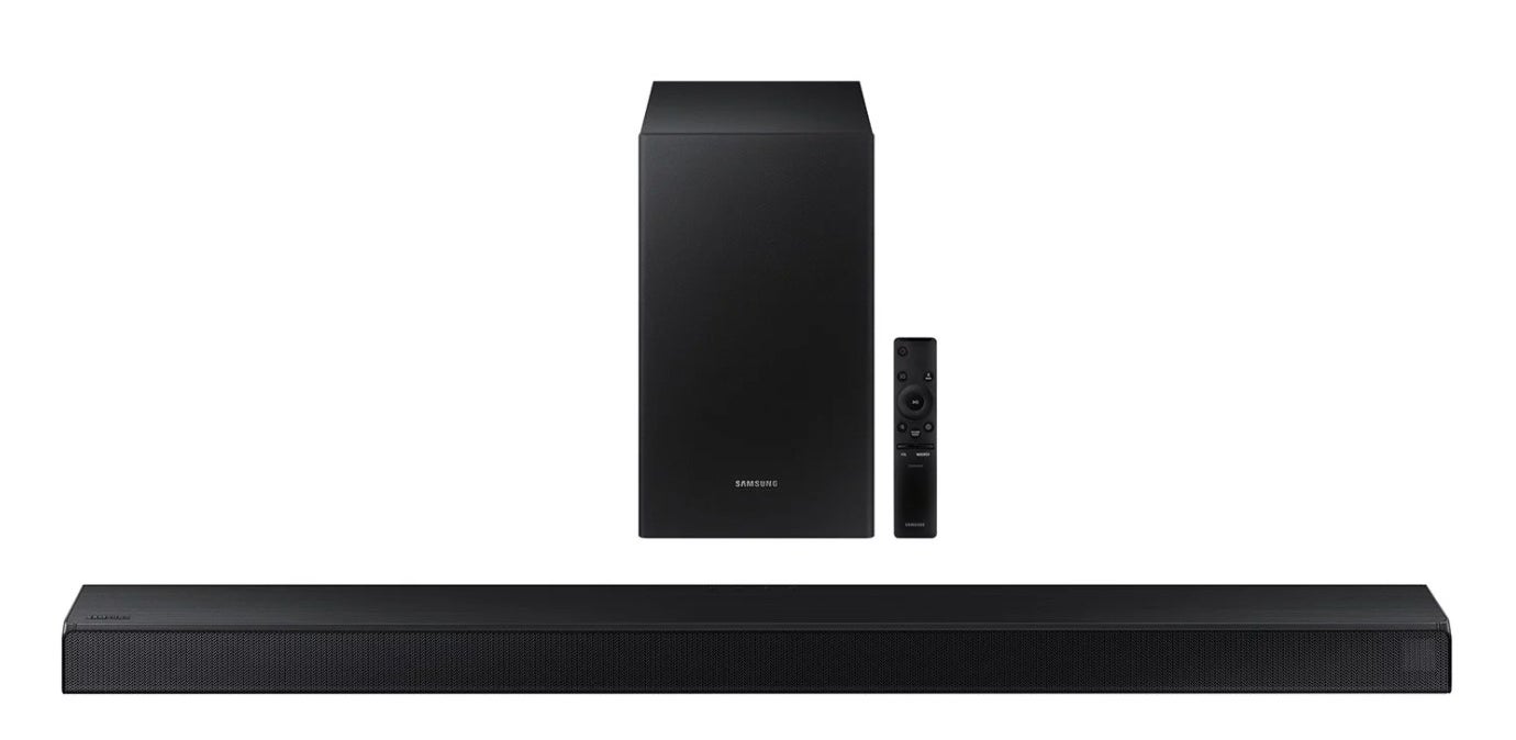 The channelsound bar with wireless subwoofer in black