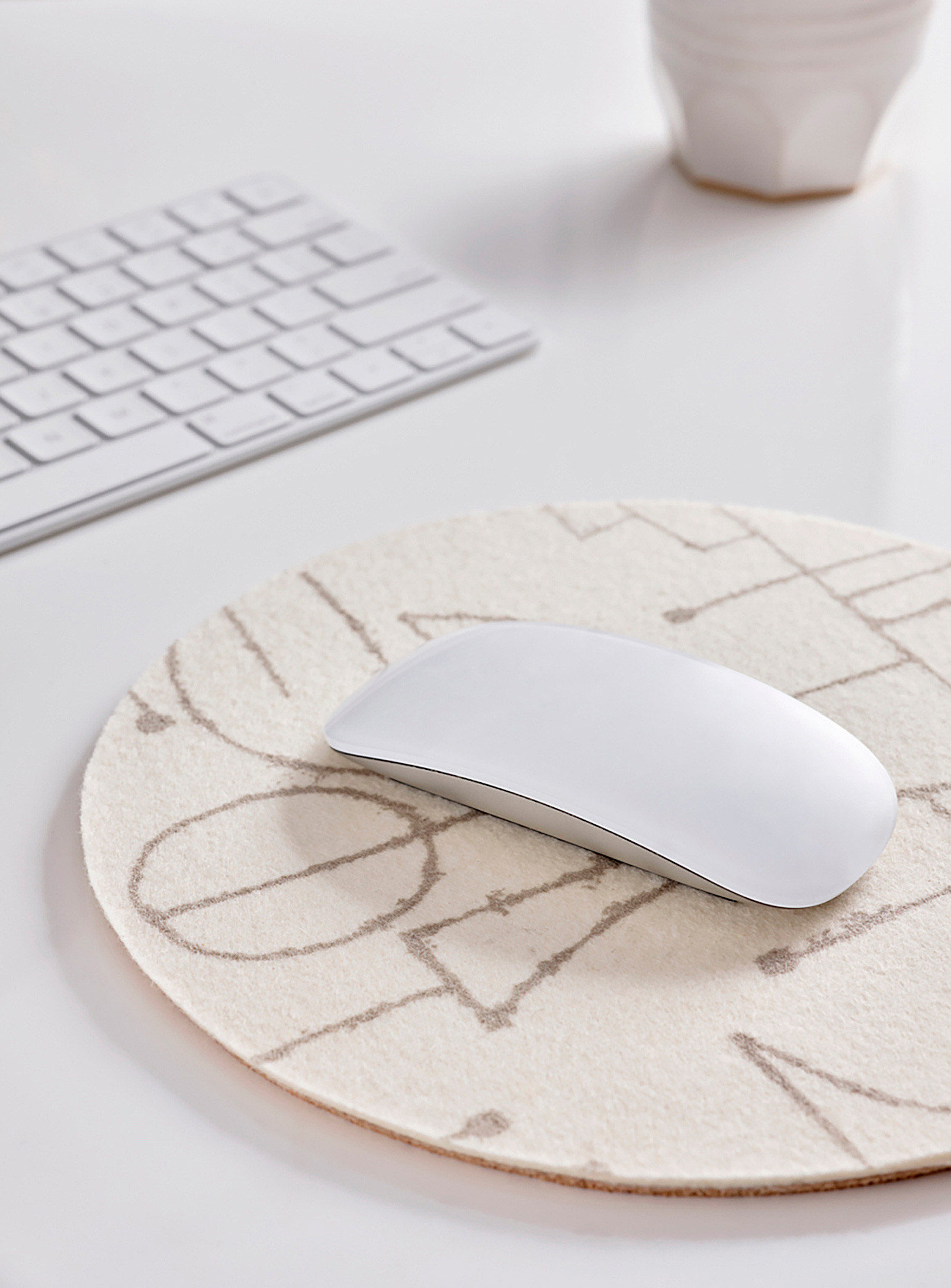 mouse on mouse pad