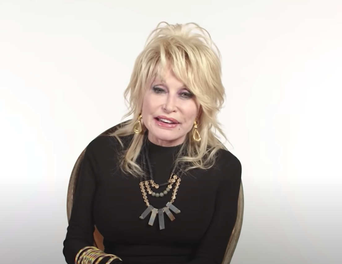 Dolly Parton during her interview on the Vanity Fair YouTube channel