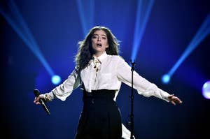 Recording artist Lorde performs onstage during MusiCares Person of the Year honoring Fleetwood Mac at Radio City Music Hall on January 26, 2018 in New York City