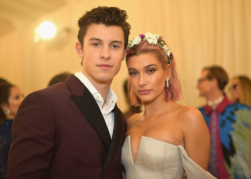 Shawn Mendes and Hailey Baldwin at the 2018 Met Gala