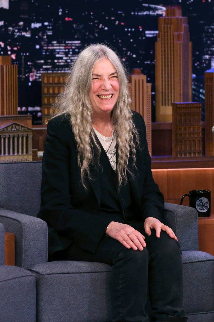 Patti Smith on &quot;The Tonight Show Starring Jimmy Fallon&quot; in January 2020