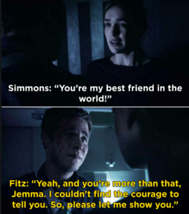 Simmons says Fitz is her best friend in the world, Fitz says she&#x27;s more than that