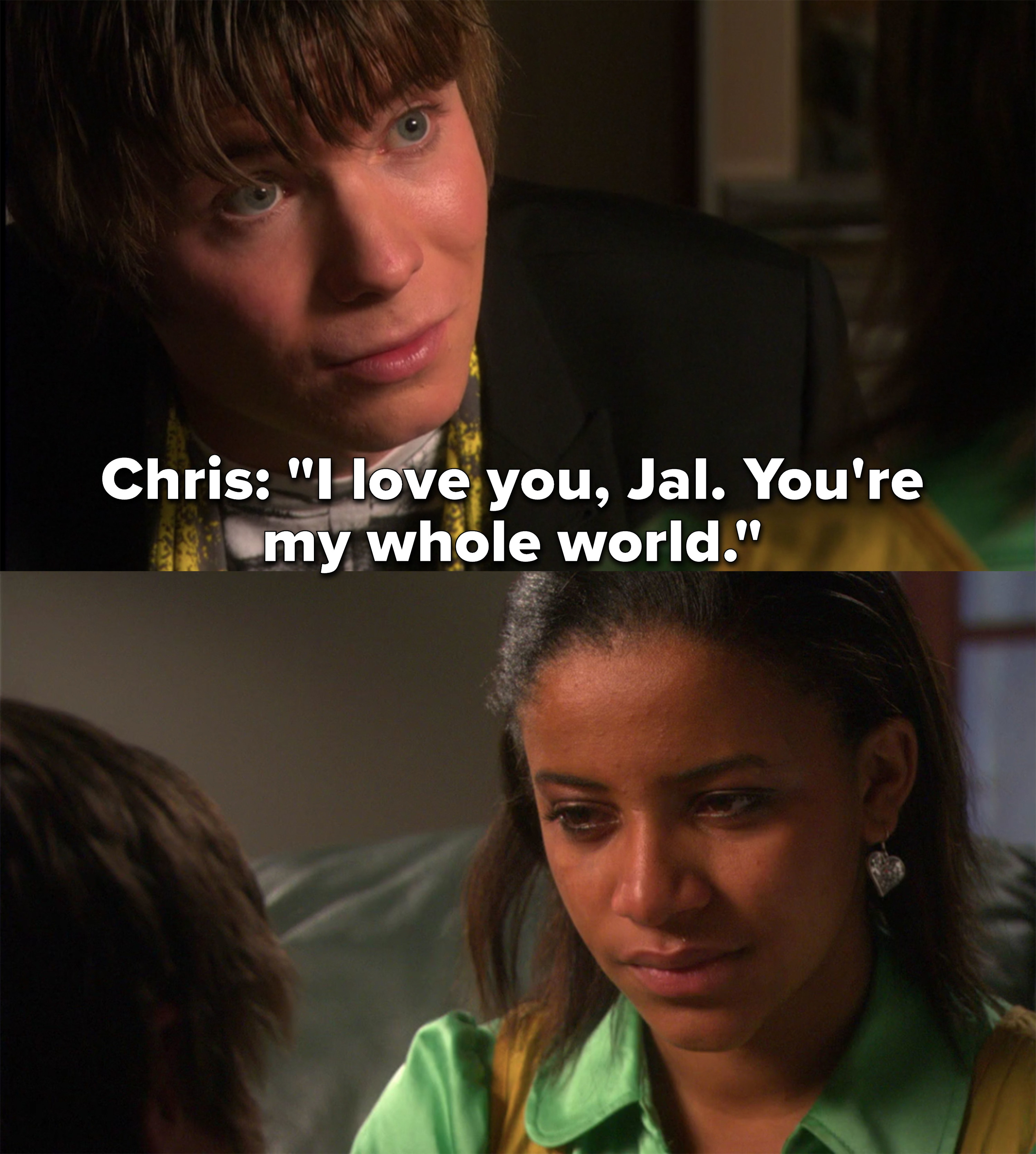 Chris: &quot;I love you Jal, you&#x27;re my whole world&quot;