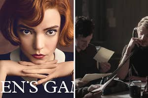 Beth Harmon, Harry, and Benny from The Queen's Gambit