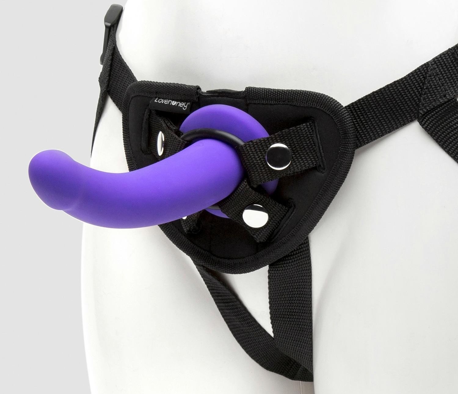 The strap-on worn by a mannequin