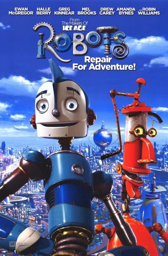 The poster of Robots.