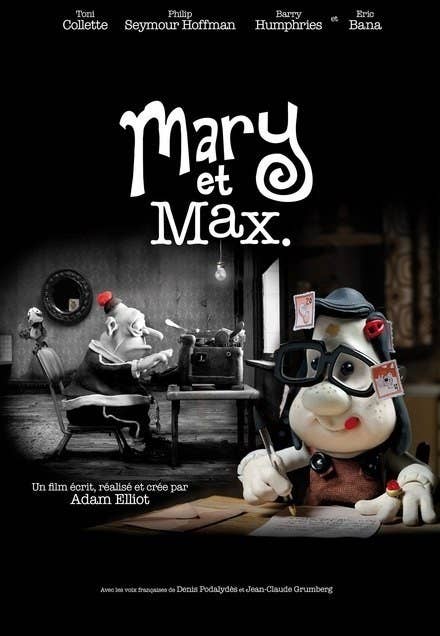 The poster of Mary and Max.