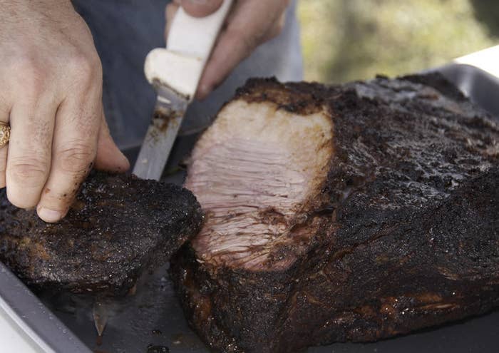 smoked beef brisket
