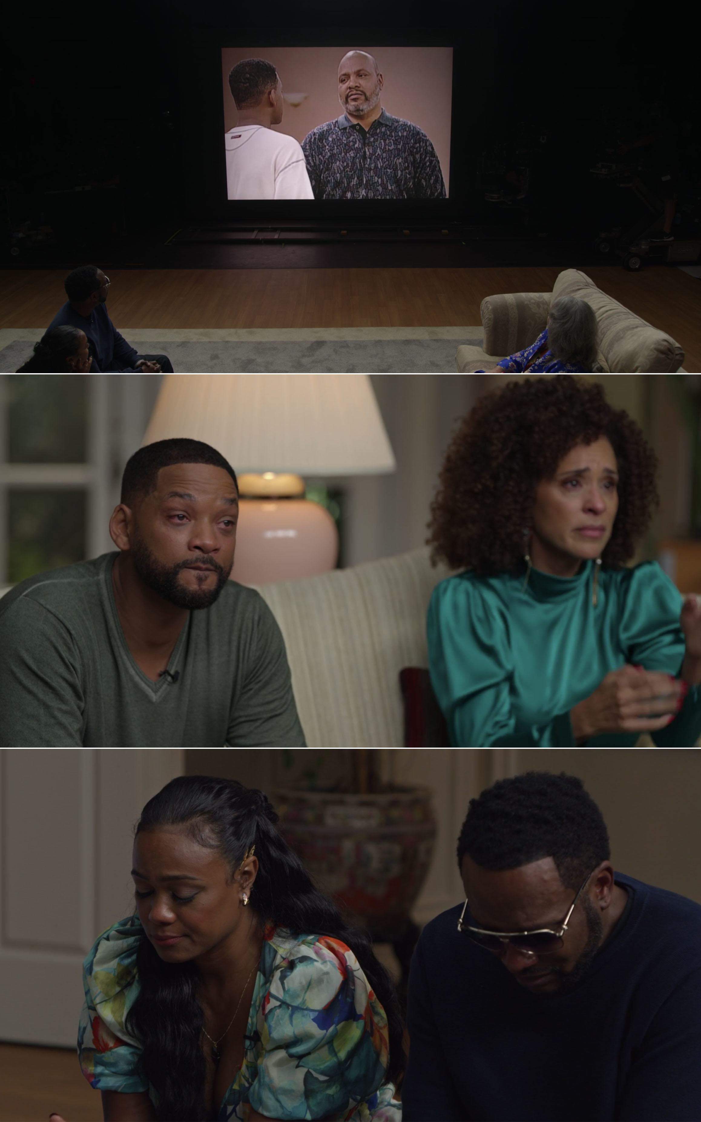 The Fresh Prince of Bel-Air cast crying after watching clips of James Avery