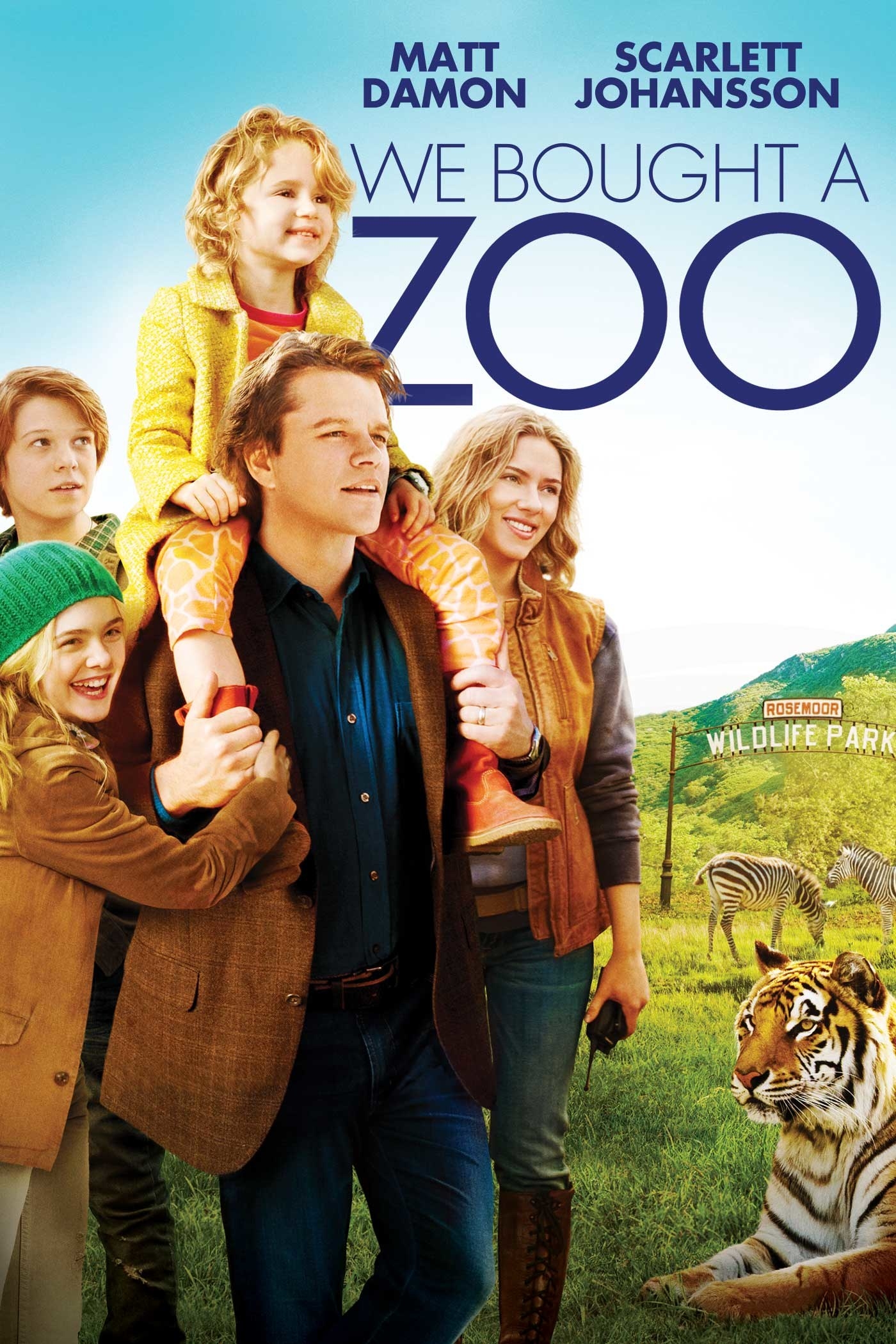 The poster for We bought a zoo.