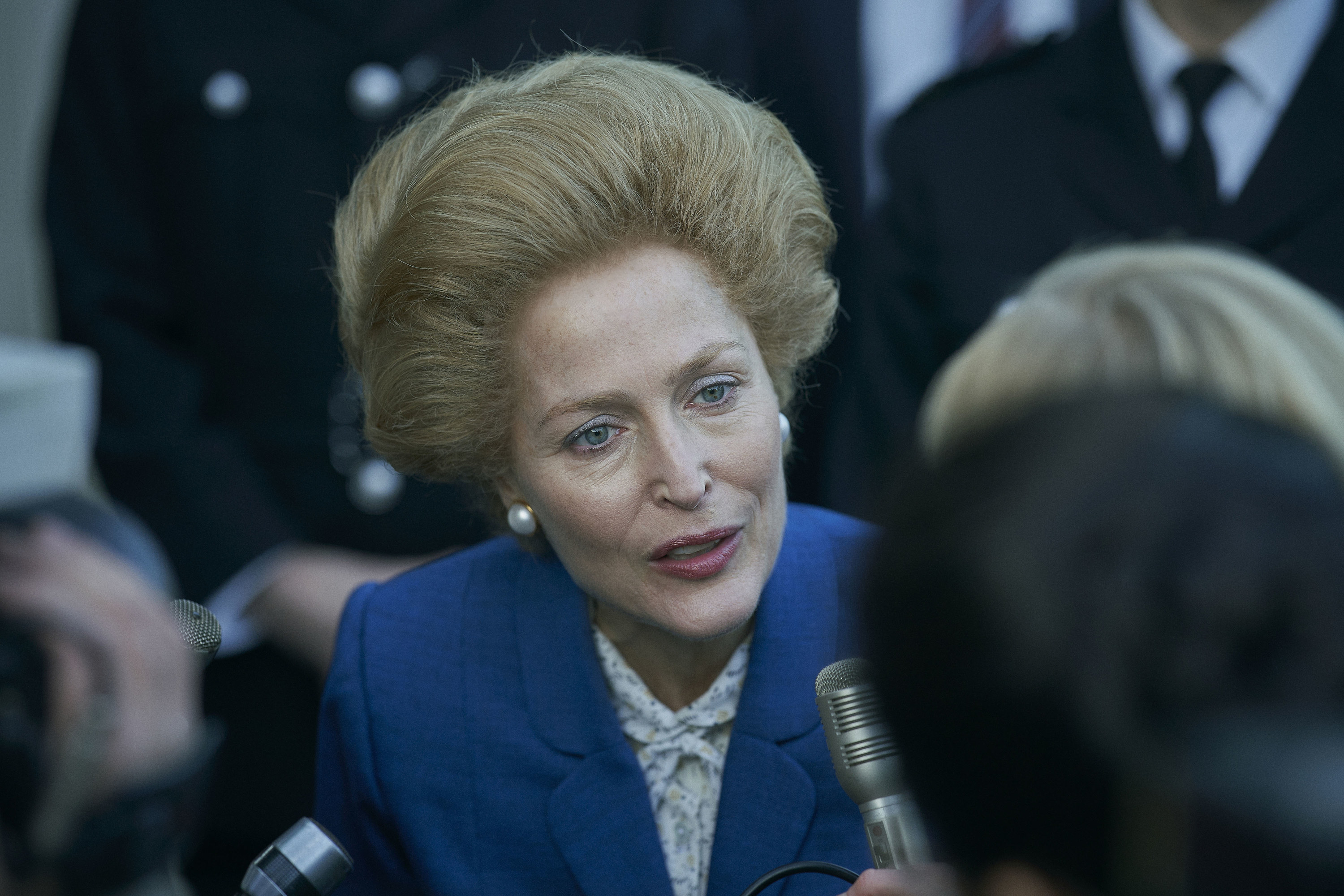 Gillian Anderson as Margaret Thatcher