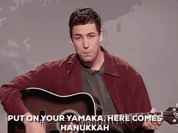 Adam Sandler singing a Hanukah song 
