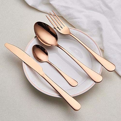 Golden cutlery