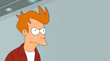 Fry from Futurama saying, &quot;Shut up and take my money&quot;