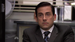 Gif of Michael Scott from The Office leaning in with anticipation