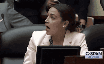 Alexandria Ocasio-Cortez speaks about productivity during a congressional meeting 