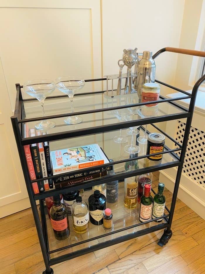 My at-home bar cart