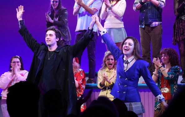 J.D. and Veronica doing bows onstage