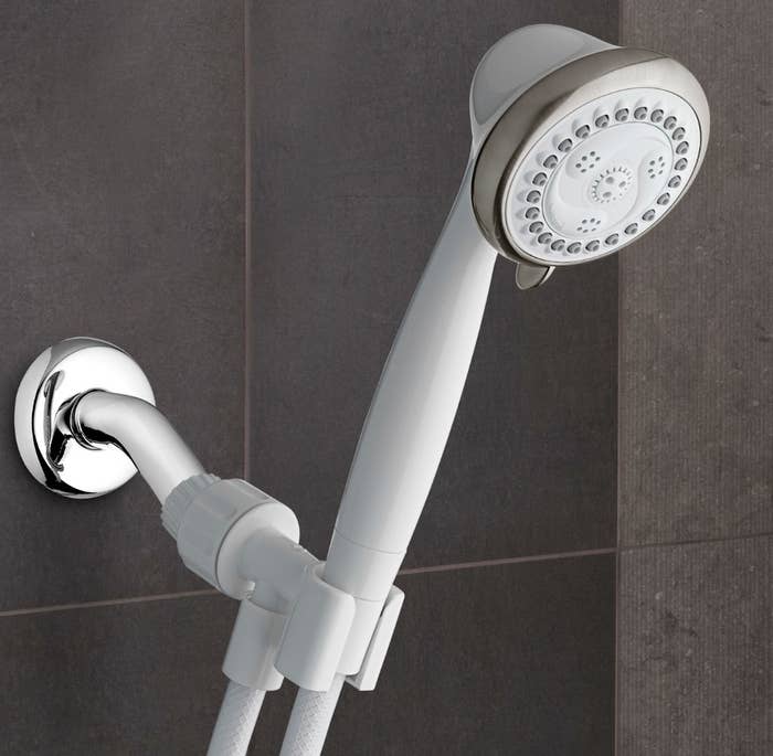 The ecoflow handheld showerhead in white