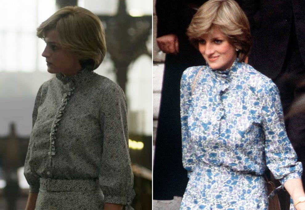 Princess Diana Outfits In The Crown Vs. Real Life