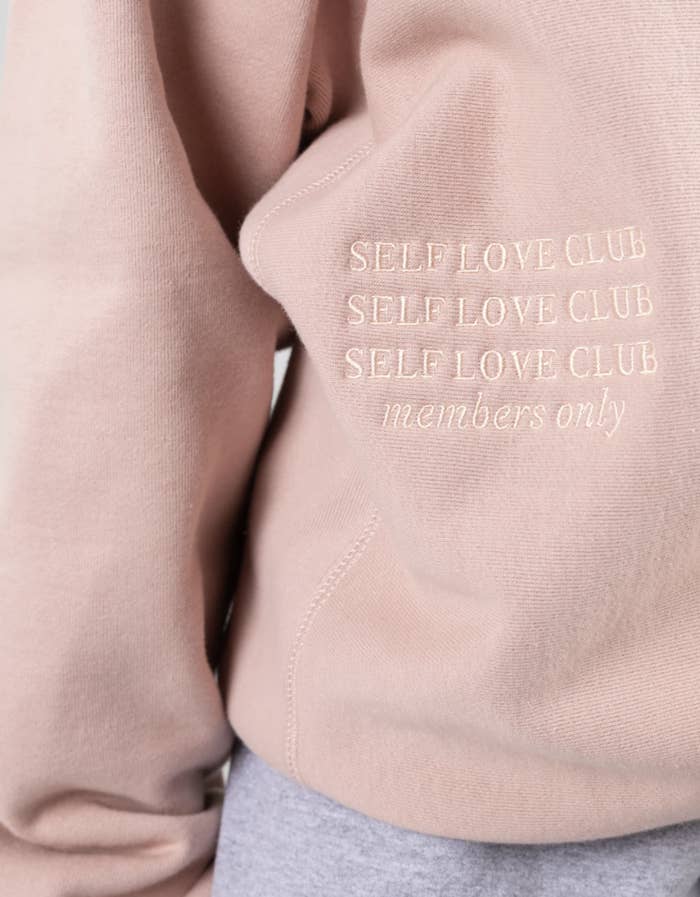 Self Love Club embroidered crewneck