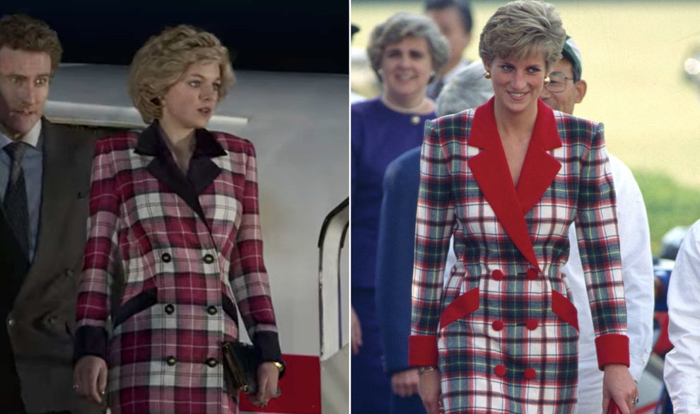 Princess Diana Outfits In The Crown Vs. Real Life