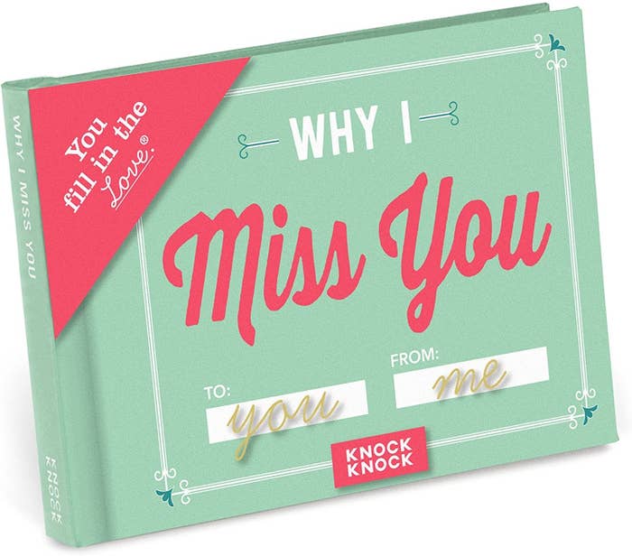 The Why I Miss You notebook
