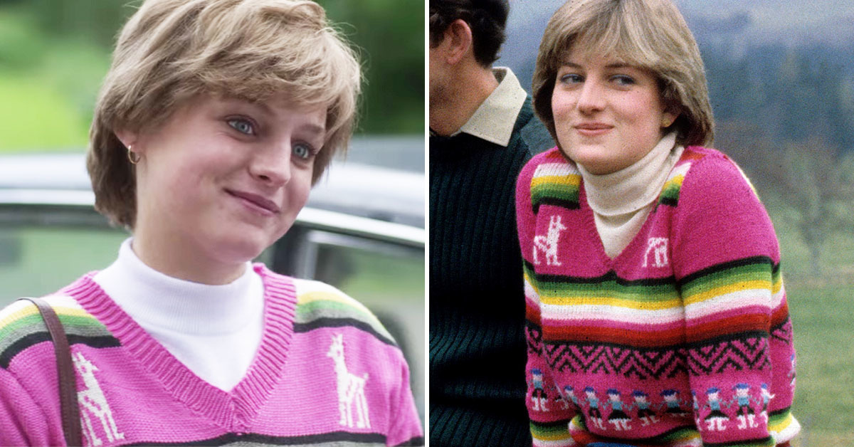 Princess Diana Outfits In The Crown Vs. Real Life