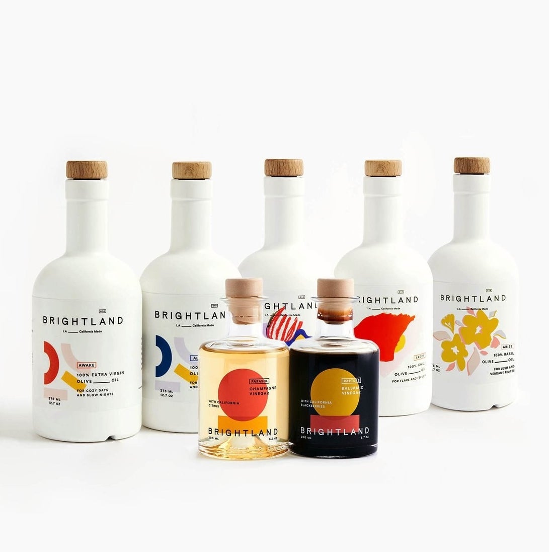 The Golden State Capsule set of olive oils and vinegars 