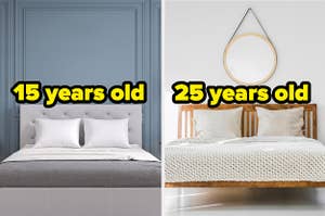 A modern bedroom labeled