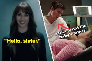 Spencer's secret twin on "Pretty Little Liars," Drew turning out to not be the father of Clare's baby on "Degrassi"