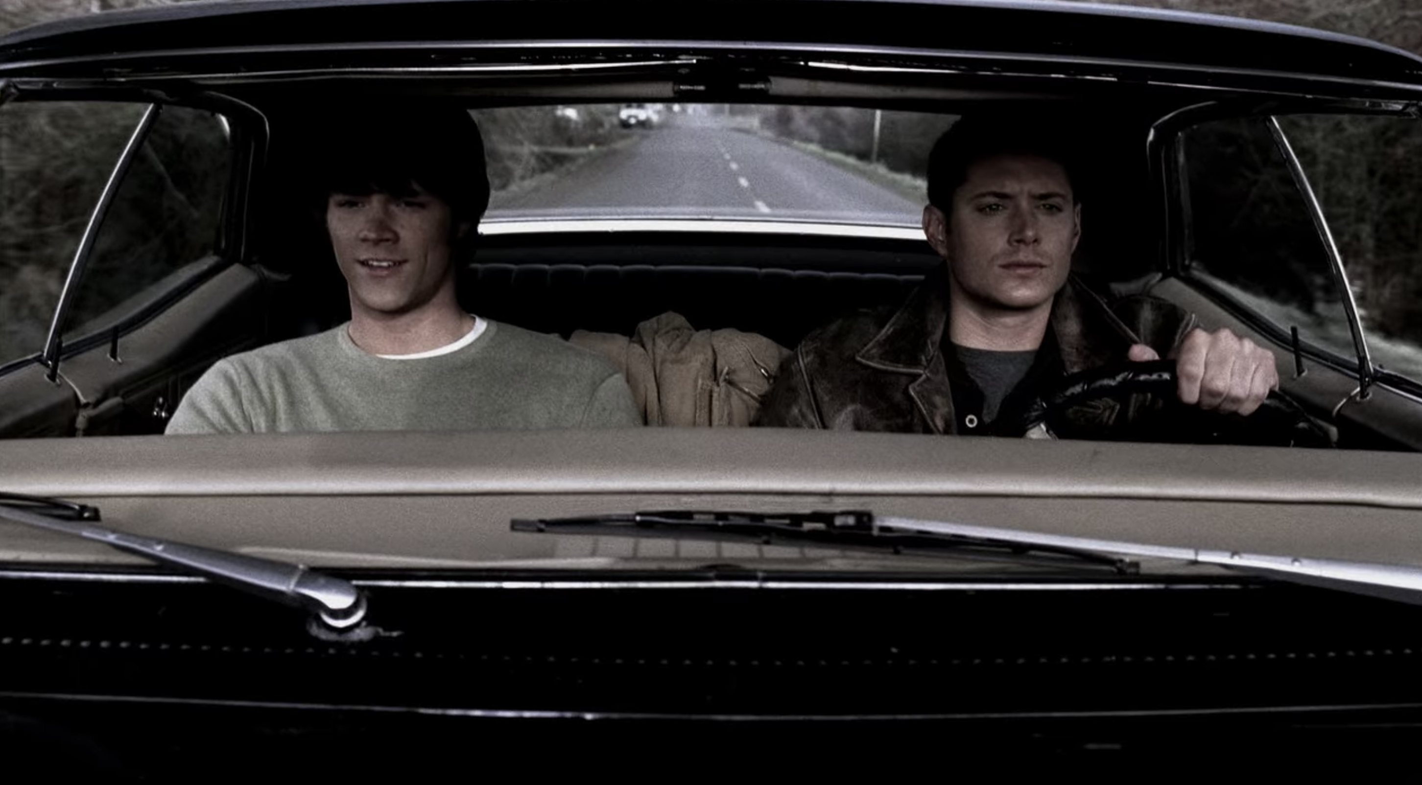 Sam and Dean driving