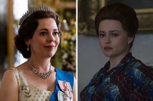 The Queen and Princess Margaret from The Crown