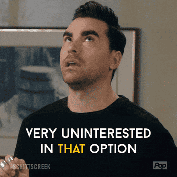 David saying &quot;very uninterested in that option&quot;