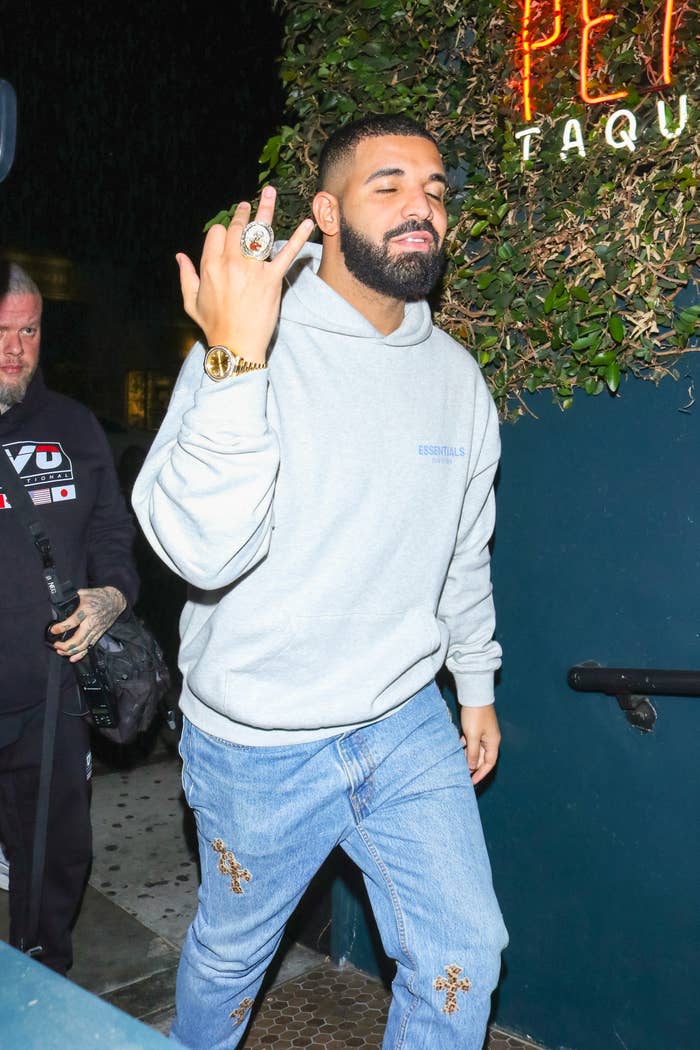 Drake is seen on October 23, 2019 in Los Angeles, California