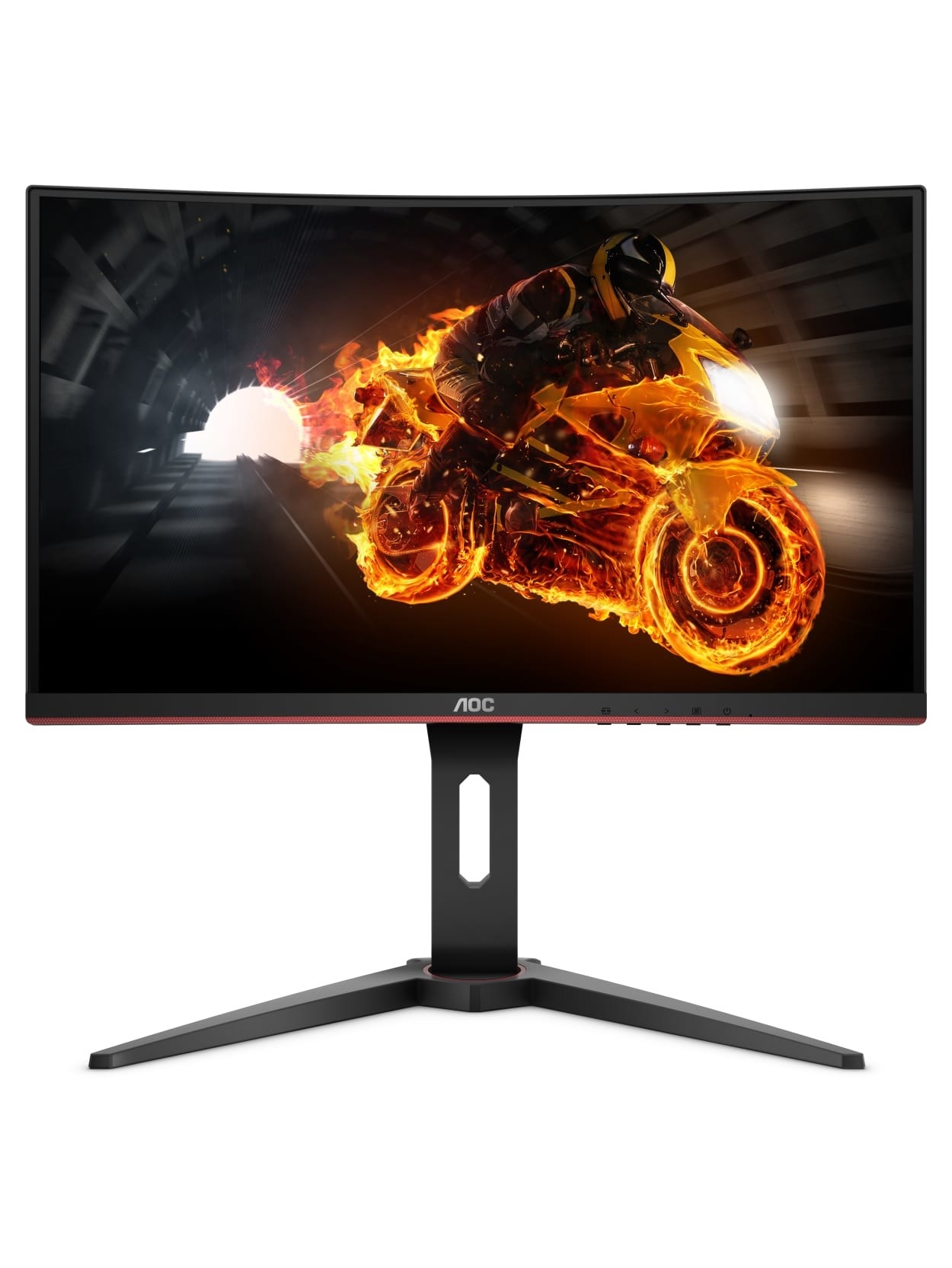 the curved PC monitor