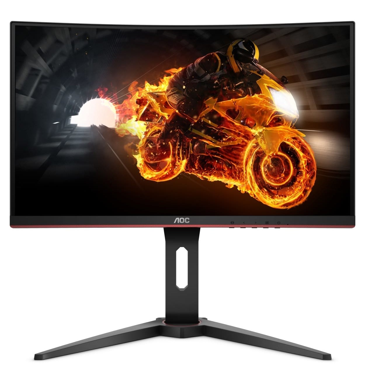 the curved PC monitor