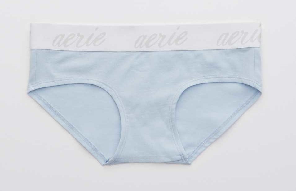 the eyelet blue Cotton Logo Boybrief Underwear