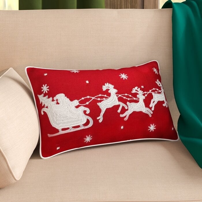 The lumbar throw pillow