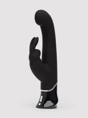 Black handheld rabbit dildo 